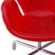 thumbnail image 3 of Silla de Mini Decoración de Muebles Macarena 1/6 colorido Respaldo de Silla de Huevo giratorio rojo, 3 of 3