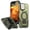 Olivegreen, variant on ELEHOLD Magnetic Case for iPhone 16, Military Grade Shockproof Rugged Case Built-in Metal Camera Cover with Stand,Black
