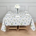 thumbnail image 3 of Pioneer Flower Floral Print Pattern Square Tablecloth, Waterproof Wipeable Spillproof Washable Table Cover for Home Kitchen Party Decor, 52"x52", 3 of 6