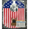thumbnail image 2 of Patriotic USA French Bulldog Brown Baby Bib, 2 of 3