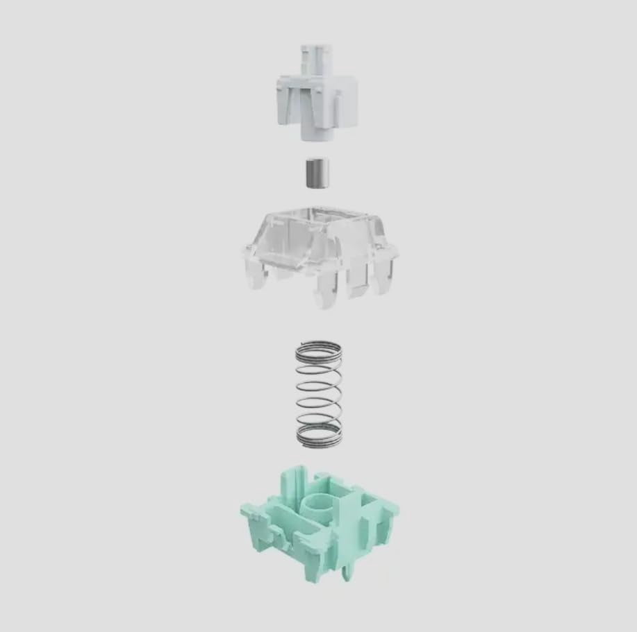 Gateron Magnetic Jade HE Linear Switch For Custom Mechanical Keyboards (70 Switches)
