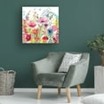 thumbnail image 3 of Canvas Wall Art - Jean Plout 'Whimsical Wildflowers C' Wall Art for Living Room, Bedroom, or Office Décor by Trademark Fine Art - 24 x 24 Inches, 3 of 4