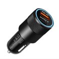 thumbnail image 1 of 38W Dual Car Charger 20W USB-C & 18W USB-A QC3.0 Black M, 1 of 5