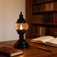 thumbnail image 5 of Cordless Turkish Table Lamp,1-Light Dimmable Bedside Lamps for Nightstand with Glass Lampshade, Retro Rechargeable Desk Lamp for Reading Home Decor Bedside, 5 of 6