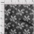 thumbnail image 2 of oneOone Velvet Gray Fabric Floral Retro Sewing Craft Projects Fabric Prints By Yard 58 Inch Wide, 2 of 5