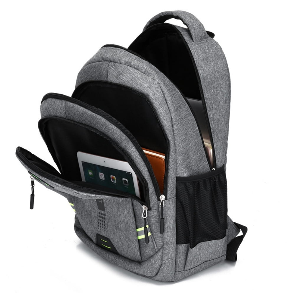 Tyethy Travel Laptop Backpack for Men Women, 15.6 Inch Business Slim Laptops Bag, College School Computer Bag Gifts, Gray
