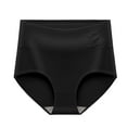 thumbnail image 2 of Seamless Underwear for Women Women's Large Size High Waist Panties Fashionable Women's Panties Underoutfit Underwear for Women Black XXL, 2 of 3