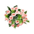 thumbnail image 2 of Decoración del hogar Flores artificiales Flores falsas Ramo de simulación Rosas Yasi Hogar Sala de estar Flores decorativas Boda Arreglos de jardinería Flores de simulación Ramo de simulación de rosas, 2 of 6