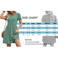 thumbnail image 5 of MOSHU Dresses for Women Crewneck Short Sleeves Women Dresses Casual A-Line Midi Dress with Pockets, 5 of 8
