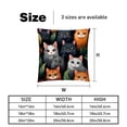 thumbnail image 5 of Cat Covers Pillows Set of 2 with Unique Patterns, Throw Pillow Inserts for Bed or Couch, Available in 16x16, 18x18, 20x20 Inches for Any Occasion, 5 of 6