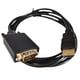 thumbnail image 1 of Cable adaptador de 1,8 m Plug and Play Cable adaptador de video 1080p Compatible con HDMI a VGA Ehuebsd  Para estrenar, 1 of 9