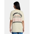 thumbnail image 3 of Johnny Cash Women's Graphic Print Tour Tee with Short Sleeves, Sizes XXS-XXL, 3 of 5