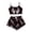 Wine, variant on Weebloom Halloween Soft Pajamas For Women Sleeveless Vest Shorts Set Casual Print Home Wear Sleepwear Nightwear Pjs Loungewear Gold L