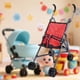 thumbnail image 5 of Cochecito de muñecas, carrito de juguete, carrito de transporte para muñecas, decoración de casa de muñecas, regalos para niñas, juego de rol plegable, 5 of 6