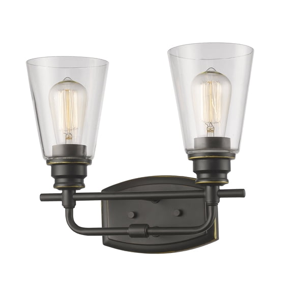 Z-Lite Annora 2 Light Vanity Light in Olde Bronze