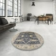 thumbnail image 3 of Ahgly Company Indoor Rectangle Mid-Century Modern Ash Gray Oriental Area Rugs, 3' x 5', 3 of 6