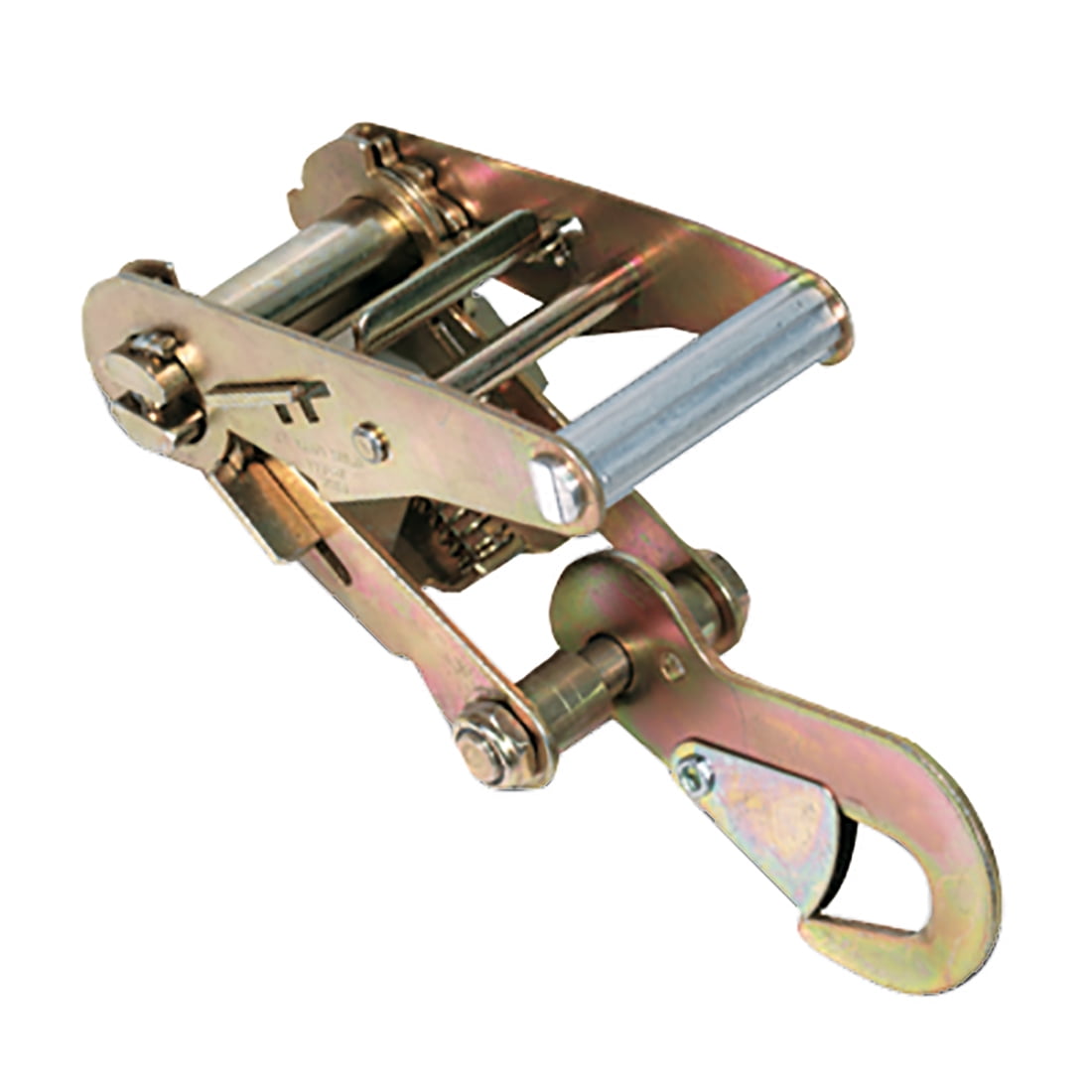 VULCAN Ratchet Buckle 2" Standard Handle with Snap Hook, 3300 lbs