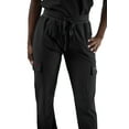 thumbnail image 2 of Fubu Women's Slim Fit Jogger Yoga Scrub Pant Medical Nursing Uniform, 2 of 6