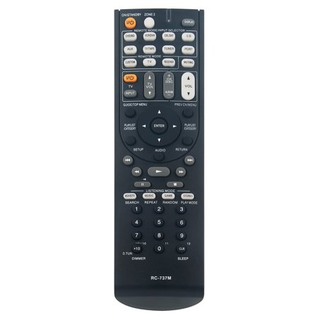 Vinabty RC-737M Replaced Remote Control Fit For Onkyo AV Receiver TXSR507 TXSR577 TX-SR507 TX-SR577 RT24140737 HTR67