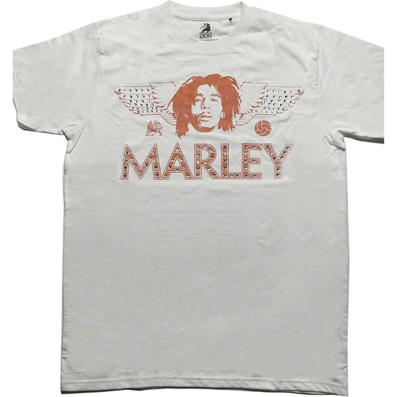 Bob Marley Unisex T-Shirt Wings (Diamante) (Small)