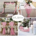 thumbnail image 6 of AYktou Thanksgiving Cheesecloth Table Runners, 35.4×118.1 Inch Fall Boho Wedding Birthday Tablecloth Home Decor, Gauze Sheer Cheese Cloth Farmhouse Dining Table Runners for Party, 6 of 6