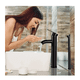 thumbnail image 2 of Llave Monomando Blossom  Fregadero Manerales Lavabo Grifo Baño Color Negro, 2 of 5
