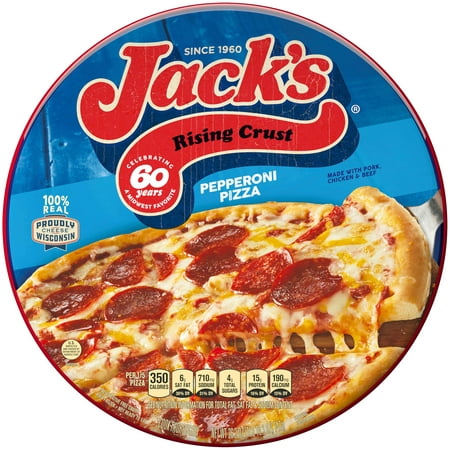 Jacks Rising Crust Pepperoni Frozen Pizza, Frozen Rising Crust Pizza, 26.3 OZ 26.3 oz.