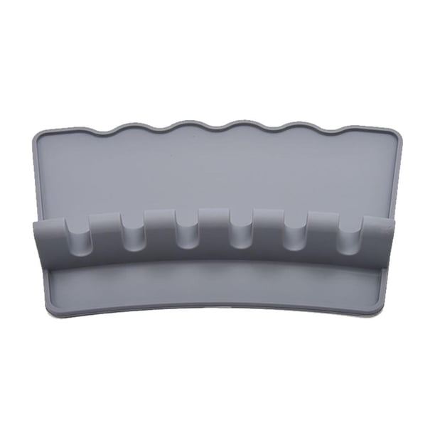 Utensilios De Cocina Con Almohadilla De Goteo, Soporte De Almacenamiento Resistente Al Calor Para Cucharas, Espátula, Cucharón, Pinzas seitruly HA044018-01