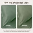 thumbnail image 6 of California Design Den Twin XL Cotton Fitted Sheet, 1 Pc - Soft 100% Cotton Sateen, Deep Pockets, All-Around Elastic - Sage Green- Dark, 6 of 9