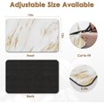 thumbnail image 4 of Coffee Mat for Countertops, Marble White Gold Dish Drying Mat 2 Pcs for Kitchen Coffee Bar Accessories, Fit Under Coffee Maker Espresso Machine Dish Rack Hide Stain Rubber Backed 12x19in, 4 of 6