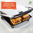 thumbnail image 4 of Sandwichera Panini Press IMUSA de acero inoxidable 30x25 cm, 4 of 9