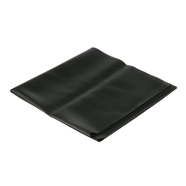 50x50cm PU Leather Fabric for Clothing Material Black 