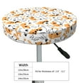 thumbnail image 4 of Fotbe Cute Dog Stool Covers Round,Waterproof Round Bar Stool Covers Bar Chair Covers Washable Stool Cushion Slipcover for 12-14 Inch Chair-14 inch, 4 of 7