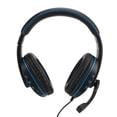 thumbnail image 3 of Auriculares para juegos, instalación sin esfuerzo de las auriculares para juegos de computadora montadas en la cabeza para juegos, 3 of 8