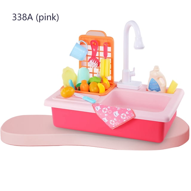 Juguetes De Cocina Para Niños, Lavavajillas Eléctrico De Simulación, Juguetes Educativos, Juguete De Cocina, Simulación De Juego, Fregadero Eléctrico Vogacara FN003267-02