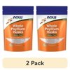 (2 pack) NOW Supplements, Whole Psyllium Husks, Non-GMO Project Verified, Soluble Fiber, 16-Ounce