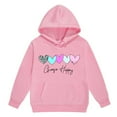 thumbnail image 6 of RMGVDSD Girls 2 Piece Outfits Valentine'S Day Heart Print Sweatsuit Sets Long Sleeve Letter Printed Hoodie Sweatshirts And Pants Set Fashion Clothing, 6 of 7