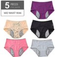 thumbnail image 4 of Bragas menstruales a prueba de fugas para mujer, pantalones fisiológicos, ropa interior de algodón, impermeables, talla L-7xl, 4 of 4
