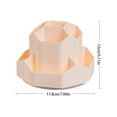 thumbnail image 2 of Office Supplies For Desk 9 Slots 360 Rotating Desk Organizers Desktop Storage Stationery Supplies Organizer Cute Pencil Cup Pot For Office School Home, 2 of 8