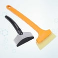 thumbnail image 2 of Mizh 2pcs Stainless Steel Snow Shovel Ice Scraper Removal Snow Brush for Car Windscreen Cleaning Tool, 2 of 6