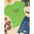 thumbnail image 3 of Weekend Vibes Flamingo T-Shirt Women -Image by Shutterstock, Female Medium, 3 of 4