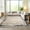Brown, variant on Assaile 9 x 12 ft Polyester Area Rugs, Gray Runner Border Printed, Indoor Aesthetic Machine Washable Modern Rugs for Entryway Living Room