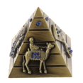 thumbnail image 2 of Metal Model Pyramids Statue Travelling Souvenir Decor, 2 of 6