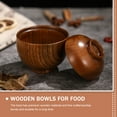 thumbnail image 6 of Pawsdot Salad Bowl with Lid and Utensils Wood for Restaurants 1Pcs, 6 of 8