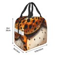 thumbnail image 2 of Naloa Cartoon Cheetah With Attitude Print Lunch Box for Women Men,Insulated Lunch Bag,Lunchbox,Thermal Leakproof Cooler,Reusable Lunch Tote Bag for Work School Travel Picnic, 2 of 7