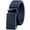 Navy Blue, variant on Metal Closure Waist Belt Adjustable Length Waistband For Jeans And Cargo Pants