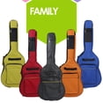thumbnail image 4 of Sonducket Poliéster impermeable y a prueba de humedad funda de cojín de guitarra clásica bolsa de guitarra azul joya Type2 NO2, 4 of 6