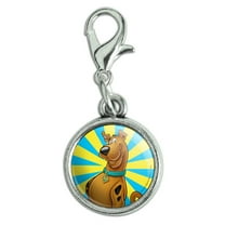 Scooby-Doo Character Antiqued Bracelet Pendant Zipper Pull Charm with Lobster Clasp