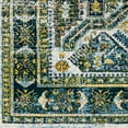 thumbnail image 7 of Floransa FSA-2356 7'10" x 10' Rug Dark Green/Grass Green/Navy/Bright Yellow/Aqua, 7 of 7