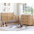 Baby Relax Ridgeline 4in1 Convertible Crib, Rustic Natural